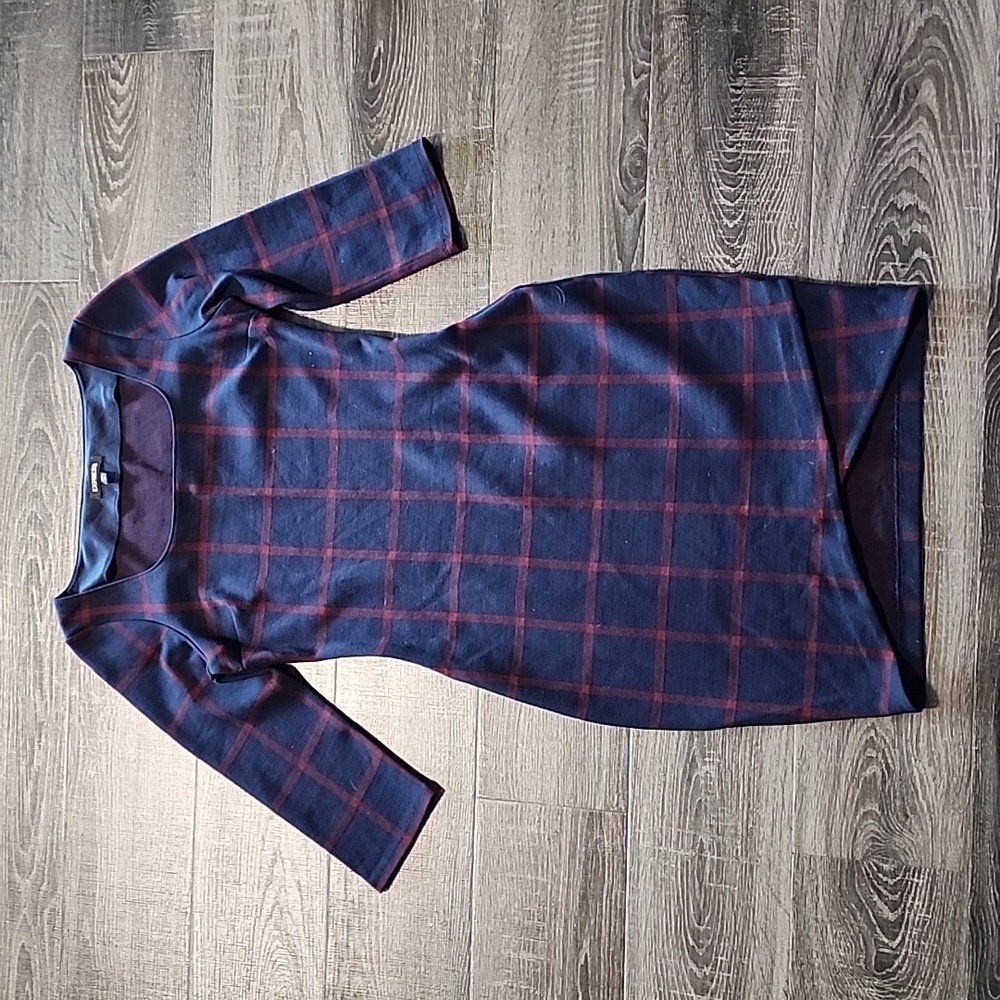 🌴 Express plaid Bodycon Dress 🌴
